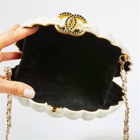 chanel shell bag|authentic chanel shopping bag.